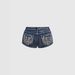 Women's Heavy Duty Rhinestone Embroidered Retro Denim Shorts High Waisted Hot Pants Cross Border Wholesale Factory Direct Stock_ecoleips.com