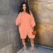 OL6126 Cross-border . Summer New European And American Women's Fashion Off-Shoulder Loose Solid Color Jumpsuit_ecoleips.com