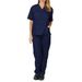 Women's Clothing Hand Washing Clothes Thin Male Doctor Work Clothes Female Nurse Scrub Clothes Split Suit_ecoleips.com