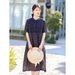 Original High-end Women's Clothing Wholesale 2025 Spring/summer New Vintage Artistic Ramie Floral Dress One-piece Drop_ecoleips.com