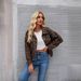Real Shot Of Cross-border Foreign Trade Women's Clothing 2025 European And American Autumn/winter New Leopard_ecoleips.com
