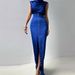 European American Cross-border 2025 Spring-summer W's Fashion Casual Suit, Elegant Button-up Top And Skirt Set For_ecoleips.com