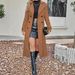 Women's Clothing Fashionable Autumn Winter Women's Wool Double Breasted Coat Style Lined Outerwear For Ladies_ecoleips.com
