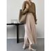Elegant Satin High-Waist Mermaid Skirt - Flowy Tailored Fit, Slimming Mid-Length Pencil Skirt For Women_ecoleips.com