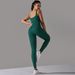 Women's Clothing Internet Celebrity Seamless Threaded One Piece Yoga Suit Dance Belly Slimming Sports Elastic Tights_ecoleips.com