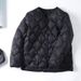 Women's Lightweight Quilted Down Vest Jacket - White Duck Feather Filling, Slim Fit, V-Neck, Casual Outerwear For Autumn & Winter_ecoleips.com