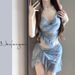 Women's Three Piece Mesh Bikini Swimsuit Set Slimming Concealing Tummy Sexy Pure Alluring Charm Sophisticated Conservative Feel_ecoleips.com