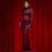 "Patchwork Hollow-Out Bodycon Dress – Sexy Round Neck & Sheer Mesh Design For Women"_ecoleips.com
