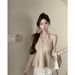 Hot Girl Style Sexy Backless Halter Neck Camisole For Women, 2026 Summer New Twist Slim-fit Knitted Korean-style Top_ecoleips.com