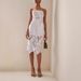Women's Clothing Supply Tube Top Maple Leaf Lace Belt Slim Bandage Dress Small Dress Seaside_ecoleips.com