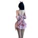18YX2272 European And American 2026 Cross-border Foreign Trade Wholesale Sexy Pure Desire Strapless Floral_ecoleips.com