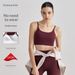 NULS Barely There U-Neck Yoga Camisole European And American Fitness Vest Outer Wear Sports Bra For Women Summer Beauty_ecoleips.com
