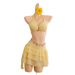 European And American Style Three Piece Bikini Swimwear Lace Trim Halter Neck Design Beachwear for Women_ecoleips.com