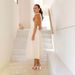 Women's Clothing Spring And Summer New High End Fashion Mesh High Neck Casual Halter Neck Dress For Women_ecoleips.com