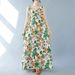 2024 Real Shot Summer New Bohemian Plus Size Sleeveless Round Neck Printed Mid-Length Dress For Women_ecoleips.com