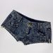 2025s New Ripped Side Slit Denim Mini Shorts Korean And Japanese Street Style Trendy Ultra Low Waist Retro Color Hot Pants For_ecoleips.com