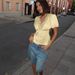 French Lace-up Lace Splicing T-shirt Slim And Thin New Summer Pure Desire Spice Girl Short Sexy Short-sleeved Top_ecoleips.com