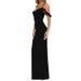 Women's Summer Low Cut Solid Color Dress European American Style French Temperament Backless Suspender Wholesale_ecoleips.com
