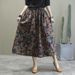 Summer Ethnic Style Cotton Linen Floral Print 2026 New Women's Fashion Plus Size Dress For Middle-Aged And Elderly_ecoleips.com