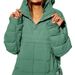 Women's Stylish Oversized Hooded Sweatshirt – Soft Cotton Blend Pullover With Round Hem_ecoleips.com