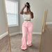 European And American New Contrast Color Double Waistband Layered Loose Sports Street Casual Trousers Two Piece Suit For Women_ecoleips.com