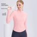 LULU-style High-neck Yoga Zip-up Jacket For Women, With A Nude Feel, Slimming, Tight-fitting, High-elasticity,_ecoleips.com