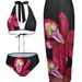 Women's Clothing Women's One Piece Swimsuit With Tulle Skirt Sexy Bikini Two Piece Style For Beach Vacation Fashion_ecoleips.com