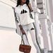 Women's Loose Fit Sportswear Set with Hood Side Stripe Long Sleeve Top And Pants in Black Or White Sizes S to XXL_ecoleips.com