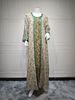 Women's Clothing Muslim Sequin Embroidery Fashion Mesh Embroidery Dress Jalabiya Robe Dubai Robe_ecoleips.com