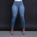 Women's Clothing High Elastic Slim Jeans All Match Skinny Pants_ecoleips.com