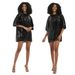 Women's Sequined Dress Temperament Casual Commuter Style European American Fashion New Arrival in Stock W0034_ecoleips.com