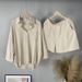 Vintage-Inspired Linen Cotton Two-Piece Set For Women - Relaxed Fit High-Waisted Shorts & Oversized Shirt, White/Pink/Light Green/Navy/Beige/Green_ecoleips.com