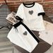 Women's Heart Shaped Rose Print Summer Set Short Sleeved T-Shirt And Sweatpants Two Piece Breathable Comfortable Clothing_ecoleips.com