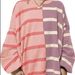 Autumn And Winter New Cross-border Striped Knitted Long-sleeved Sweater Women_ecoleips.com