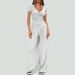 Women's Wide Leg Pants Suit Short Sleeved Sportswear Two Piece Set American Style For Spring Autumn Casual And Commuting_ecoleips.com