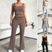 DiYun Foreign Trade Independent Site European American Women's Clothing 2024 Spring/Summer Casual Solid_ecoleips.com