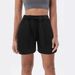 Lightweight Solid Color Tie-Front Shorts For Women, Casual Summer Outdoor Sports Shorts With Comfortable Elastic Waistband Breathable Quick-Dry Fabric_ecoleips.com