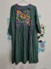 Cotton Linen Long Sleeve Floral Print Vintage Dresses For Women 2025 Spring Autumn Casual Loose Dress Femme Robe Elegant Clothes_ecoleips.com