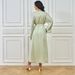 Women's Clothing Sparkling Hot Diamond New Products Waist White Inner Robe Dress_ecoleips.com