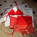 2025 New European And American Gradient Mesh Three Piece Beach Short Skirt Sexy Bikini_ecoleips.com
