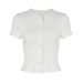 Cross-border European And American Style Women's Clothing 2025 Autumn New Fashion Simple Round-neck Short-sleeve_ecoleips.com