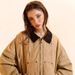 girl Girl Girl New 2025 Barn Style White Duck Turn-Down Collar Vintage Distressed Oversized Parka Down Jacket Loose Coat_ecoleips.com
