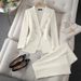 Women's Clothing Women's Professional Two Piece Suit Set Elegant Sophisticated Business Casual Blazer Slim Fit Perfect For Autumn_ecoleips.com