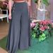 Women’s Clothing Fashion New Women's Button Elastic High Waist Wide Leg Pants_ecoleips.com