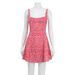 Women's Clothing Summer Women's Fashion Printed Suspender Dress Square Neck Backless Fresh Sweet Floral A Line Short Skirt Female_ecoleips.com