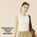 Juyitang Women's Sleeveless Ribbed Ruffled Top Double Sided Slim Fit Yoga Sports Vest New Arrival Summer_ecoleips.com