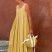 Women's Clothing New Fashion Temperament Solid Color Loose Pleated Dress_ecoleips.com