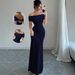 Women's Sleeveless Off-Shoulder Bodycon Dress Slim Fit Elegant Sexy Fashionable_ecoleips.com