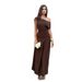 Women's Clothing Elegant Off-Shoulder Fitted Waist Dress Casual American Style Spring/Summer 2026_ecoleips.com