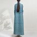 Cross-border Muslim Robe, Middle Eastern Women's Clothing, 2024 New Issey Miyake Style, Printed Loose Plus-size_ecoleips.com